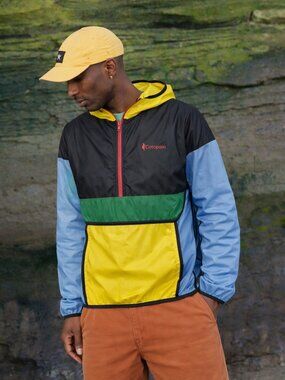 Cotopaxi Teca Lightweight Packable Half-Zip Windbreaker Size Small Unisex